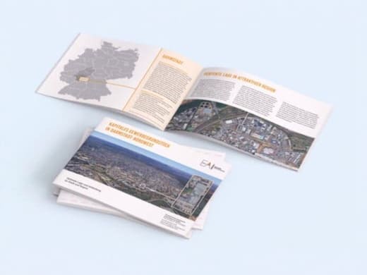 Immobilien-Broschüre für Verkauf von Gewerbegrundstück von Texter und Werbeagentur: Broschüren-Texte hoch informativ!