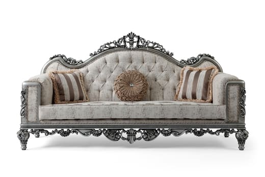 Dekoratives Sofa im Vintage-Stil verdient eine Produktbeschreibung vom kreativen Möbeltexter.